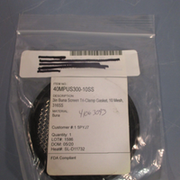 RubberFab 3in Screen TriClamp Gasket, 10 Mesh 316SS 40MPUS30010SS