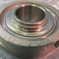 NIB IPTCI Stainless SNASFL 207 23 2 Bolt Flange Bearing 1-7/16"