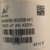 Epcos B43456-S0338-M1 Aluminum Electrolytic Capacitor 3300uF 420V