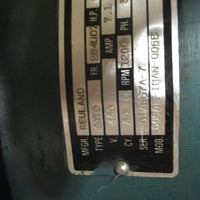 Reuland 0050E-1BAN-0068 5 HP 284UDZ Fr Motor Type COTO 3 Ph 1200 PRM 480 V Used