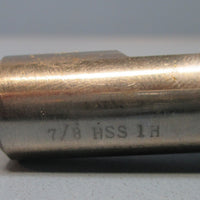 Brubaker 7/8" HSS 1H Acculead 4.761 Professional CNC Resharpened 3FL End Mill