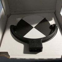 Leica 4.5" circular black/white tiltandturn scan target GZT21