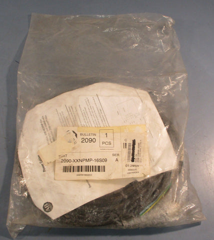 Allen Bradley 2090-XXNPMP-16S09 Ser A Motor Power Cable Assembly 9m Long