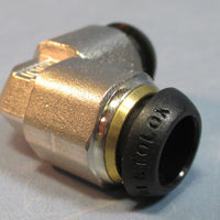 Lot of 5 Parker XEPB10 Prestolok Nickel Plated Brass Elbow Push Fittings NWOB