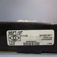 SealMaster Flange Mount Ball Bearing Unit 13/16" Bore 2Bolt Flange MSFT19T