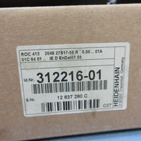 Used Heidenhain 312216-01 ROC 413 Shaft Encoder 6MM 5VDC
