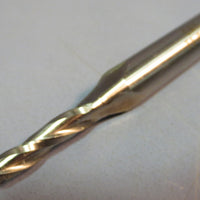 Weldon 1° Tapered End Mill: T16A2, 3/16"DIA, 3/8"SHK, HSS, 3FL, USA