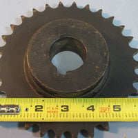 Martin 50BS30 17/16" Bore to Size Sprocket for #50 Chain with 30 Teeth