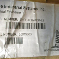 Hope Industrial Systems ENCLTC02SS4L2 Industrial Enclosure 14" x 14" x 61/4"