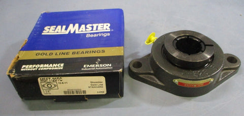 SealMaster MSFT-20TC 2 Bolt Flange Mount Bearing 1-1/4" Bore Gold Line F-526