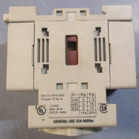 Allen Bradley 194EA321752 Ser B Disconnector Switch 32A 600VAC Missing Screws