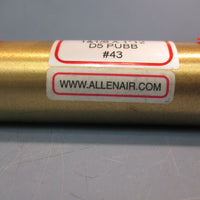 ALLENAIR A 1&1/8 x 1 3/8 D5 PUBB #48 Air Cylinder  1-1/8" Bore 1-3/8" Stroke