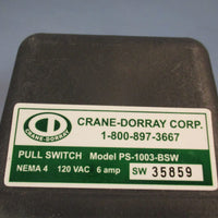 CraneDorray Rope Pull Industrial Door Switch 120VAC 6A NEMA4 PS1003BSW