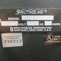 Spectroline CL150 Fluorescence Analysis Cabinet 115V 60Hz 3A Short Wave 254nm