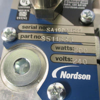 NORDSON GLUE GUN MODULE 200 WATTS 240 VOLTS PART# 8511536 SER# SA18D41511