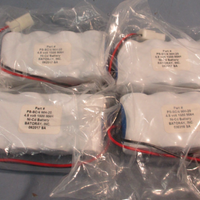 Lot of (4) Ni-Cd Battery PS-SC/4 WH-20 4.8V 1500 MAH Lithonia Emergency Lights