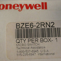 Honeywell BZE6-2RN2 Micro Switch Enclosed Limit Switch 240 VAC 1.5 A