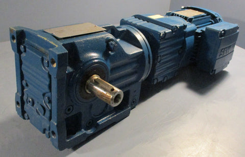 Sew-Eurodrive K37 R17 DRS71S4 Gearmotor 0.50 HP 1700/.53 RPM 1" Shaft Dia