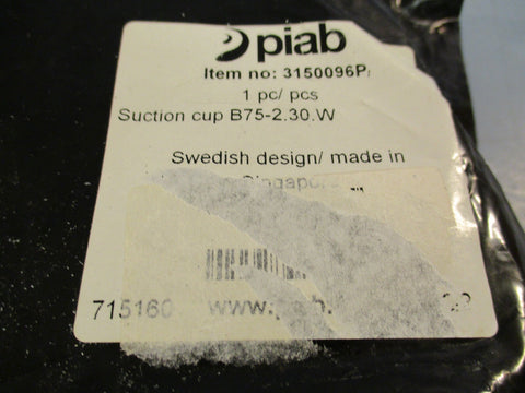 Piab 3150096P Vacuum Suction Cup B75-2.30W