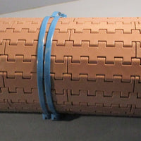 Uni Chains 28lFPP Mattop Closed Surface Conveyor Belt 12 In Wide