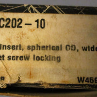 Peer UC202-10 Insert Bearing 5/8" Bore Spherical OD (Lot of 3)