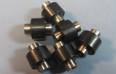 Lot 6 Torrington YCRSC20 Roller Bearing w/ 3/8" Shaft & 5/8" OD Bushings Used