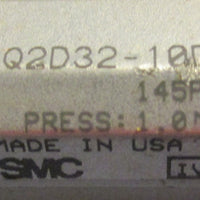 SMC NCDQ2D3210D Compact Cylinder 145psi Press 1.0mp Lot of 2