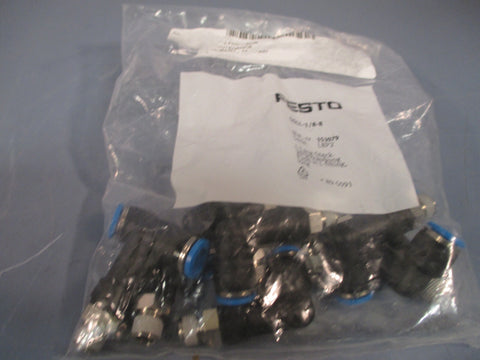 Festo 153079 PushIn Long LFitting R1/8" x 8mm Tube QSLL1/88