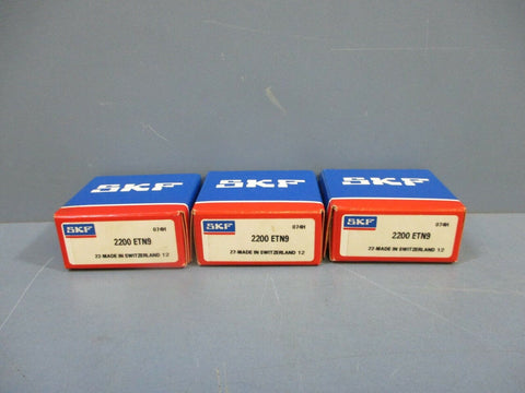 SKF 2200 ETN9 Self-Aligning Bearing NEW Lot of 3