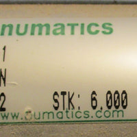 Numatics A305106PN Pneumatic Air Cylinder 1 1/2" Bore 6" Stroke