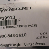 Videojet Marsh RP29913 Filter and Tubing Assembly (Bag of 5)