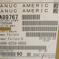 Fanuc CM 4500 HV A06B-6259-H050 Power Failure Back Up Servo Amplifier Ser A NIB