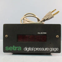 Setra Systems Model 360 Digital Pressure Gage 0 to 20Psia 117Vac 60Hz