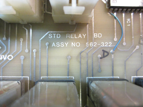 Simplex Standard Relay Board STD Relay BD Assy No. 562322 D (Missing Relay)