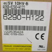Fanuc A06B-6290-H122 aiSV 10HV-B Servo Amplifier 537-679V 2.5kW Input