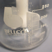 Bellco Heavy Glass Vessel 250 ml Micro Carrier Spinner Flask With Caps