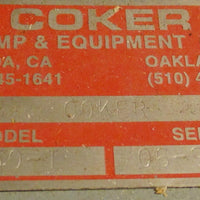 Baldor M3534 General Purpose Electric Motor With Coker Pump PF150-T