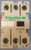 (Lot of 2) Schneider Electric CA3SK20BD Mini Contactor 24VDC 10A 600VAC Max