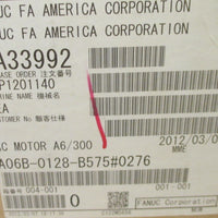 Fanuc AC Servo Motor Straight Shaft A6/3000 A64 3000 RPM A06B0128B575 #0276