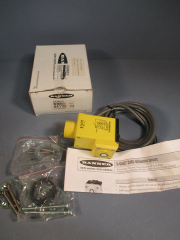 BANNER ENGINEERING SENSOR Q45UBB63DAC 44132