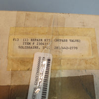 Solidsaire #13 Bypass Valve Repair Kit Model 2304357 New
