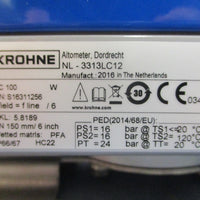 Krohne Optiflux 1000 Flow Meter w/ IFC 100 Flow Controller 100230VAC