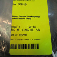Phoenix Contact SAC4PM12MS/10,0PUR Sensor/Actuator Cable 10M V/C:03 NEW