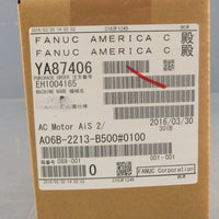Fanuc A06B-2213-B500#0100 AiS 2 AC Servo Motor Factory Sealed NOS