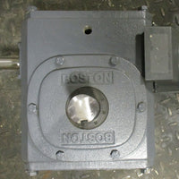 Boston Gear 738F10FJ Gearbox 10:1 Ratio 8.37 HP 73810FJ 1" and 15/8" Shaft Di