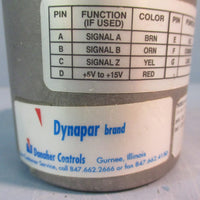 Danaher Dynapar Encoder Model 62550006041 3/8" SHT LN DRVER SD MT CN