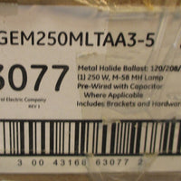 GE GEM250MLTAA35 Metal Halide Ballast 120/208/240/277V 63077 NIB