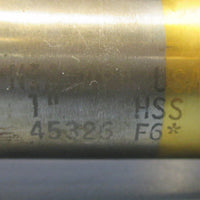 Niagara 1" HSS 45326 F6 Double End 4 Flute Pro CNC Resharpened Double End Mill