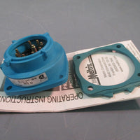 MELTRIC 01M8090 INLET/PLUG CONNECTOR PN12C 5A