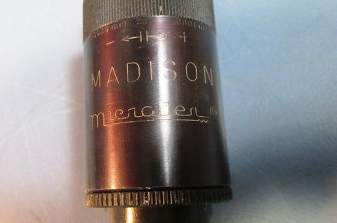 Madison Microller CTP Burnishing Tool 0.90", 0.59" Shaft, No. 1 Morse Taper NOS